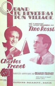 Document Trenet Si tu vas à Paris